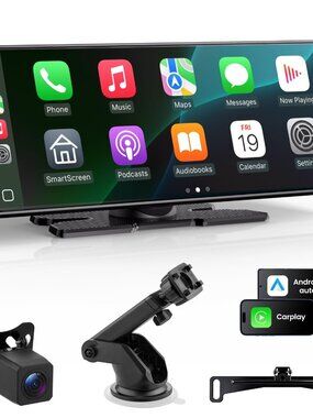 Carplay Screen for Car, 10.26'' Upgrade Wireless CarPlay & Android Auto Car Play